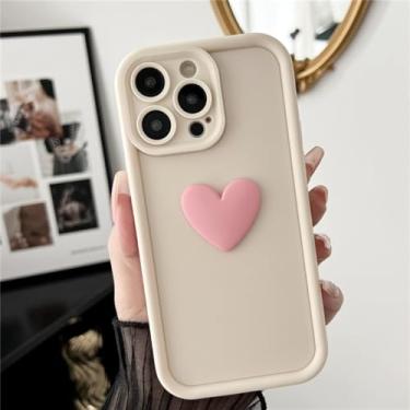 Imagem de Para Samsung Galaxy S24 S23 S22 S21 S 24 23 Ultra FE Plus Note20 Note 20 Ultra S24Ultra Capa Love Heart Phone Cover, Branca, Para Samsung S22 Ultra
