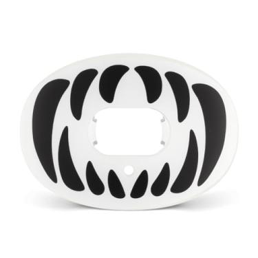 Imagem de Protetor bucal de oxigênio predador cromado Battle Sports Science, White/Black