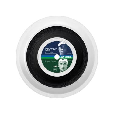 Imagem de Corda para Raquete de Tênis Yonex Poly Tour Spin 1.25mm Preta