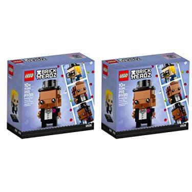 Imagem de Lego Conjunto Brickheadz Bride 40383 & Groom 40384 (escolha o conjunto de c njuge) (2 noivos)