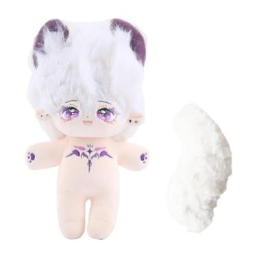 Imagem de menolana Brinquedo de pelúcia boneca quarto ornamento novidade decoração para casa vestir-se boneca moda para loja livro prateleira casa presente dormir, com esqueleto