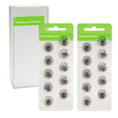 Imagem de Cúpulas de aparelho auditivo para substituições Phonak, cúpulas de aparelho auditivo Phonak 2 pacotes (cúpulas elétricas Phonak tamanho pequeno 1 cm = 10 mm), cúpulas universais para acessórios de