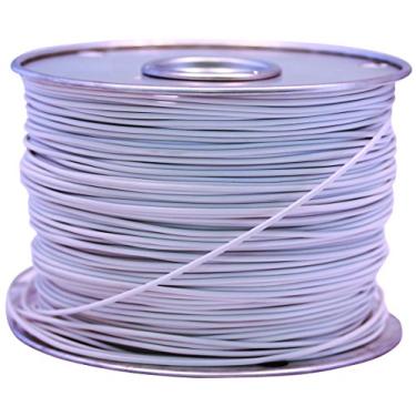 Imagem de Southwire 55671823 fio primário, carretel a granel de 10 calibres, 30 metros, preto, 18-Gauge, White