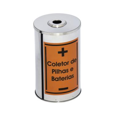 Imagem de Lixeira Coletor de pilhas e baterias 35L
