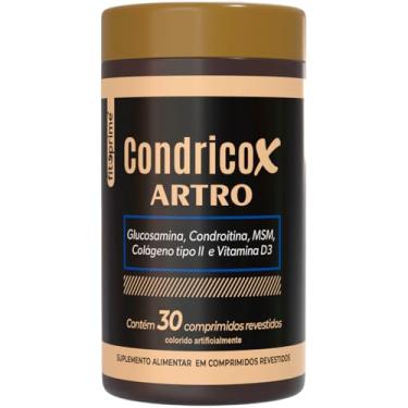 Imagem de Condricox Artro Glucosamina Condroitina Msm Colágeno Tipo 2 Vitamina D3 Com 30 Comprimidos Revestidos