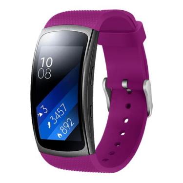 Imagem de Pulseiras Silicone Para Galaxy Gear Fit 2 R360 E Pro R365 - Violeta - 