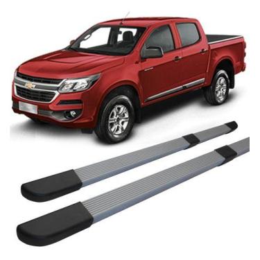 Imagem de Estribo S10 2012 A 2020 Quadrado Modelo Original Prata C/d - HOZZ