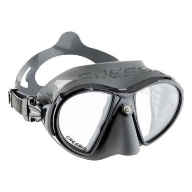 Imagem de Máscara de Mergulho Cressi Zeus, Cinza, Preto