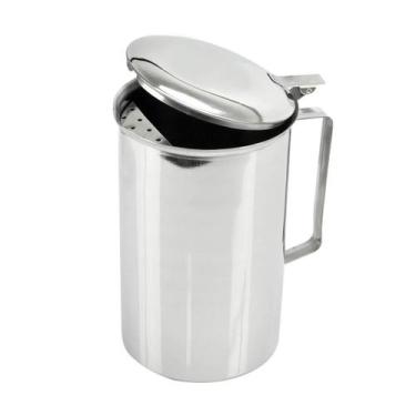 Imagem de Jarra De Suco Inox 2L Tampa E Aparador De Gelo Água Refresco - Wincy