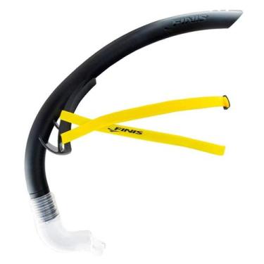 Imagem de Snorkel Respirador Frontal Para Natação Stability Speed Finis, Preto