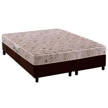 Imagem de Conjunto Box Queen: Colchão Espuma Herval D28 St .Louis + Base CRC Sue
