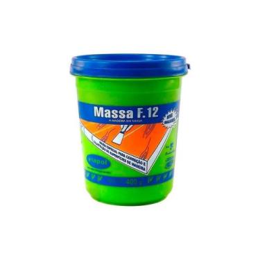 Imagem de Massa F12 Calafetar Correção Madeira Branca 400g - Viapol