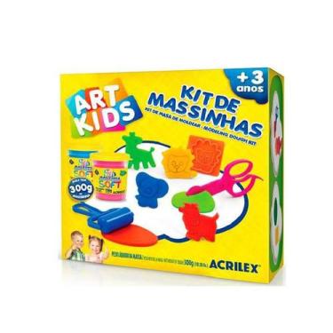 Imagem de Massa para Modelar Kit de Massinhas ArtKids com 7 Acessórios - Art Kid