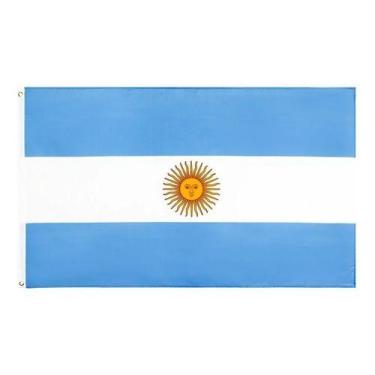 Imagem de Bandeira Argentina - 1,50x0,90mt Copa do Mundo Feminino - WCAN