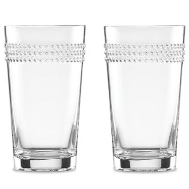 Imagem de Kate Spade New York Conjunto de copos Highball Wickford de 2 peças, 900 g, transparente