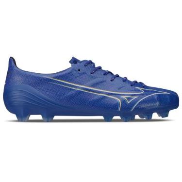 Imagem de Chuteira de Campo Masculina Mizuno Alpha Japan - Azul, 43