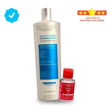 Imagem de Progressiva Capilar Um Só Passo Select One 1L Prohall +Óleo - Prohall 