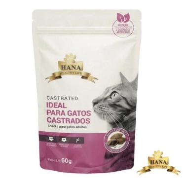 Imagem de Snacks Hana Healthy Life Castrated P/ Gatos Adultos- 60g