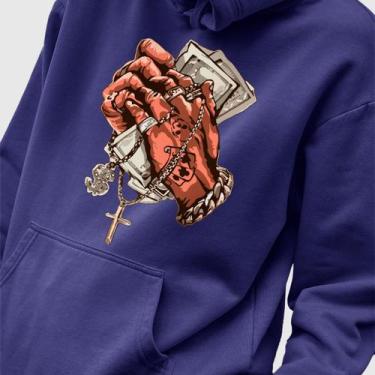 Imagem de Blusa Moletom Genuine Grit Masculina Estampada Algodão 30.1 Blessed Mo