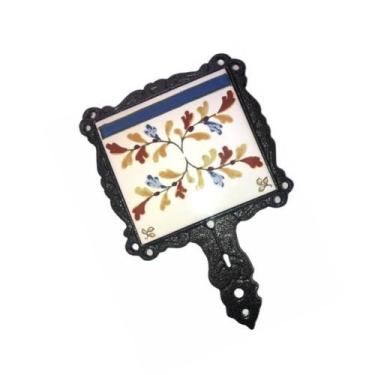 Imagem de Descanso Apoio Aparador De Panela Em Alumínio C/ Porcelana - Funditex,