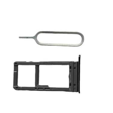 Imagem de zhxchzhi Bandeja de cartão SIM OEM Slot + pino de substituição para Samsung Galaxy S8+ PLUS SM-G955U Preto