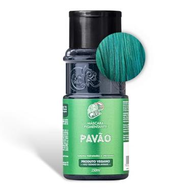 Imagem de Kamaleão Color – Máscara Pigmentante Semi-Permanente, Pavão - Cores Vibrantes e Hidratação Intensa – Low Poo, Vegano, Cruelty Free – 150ml