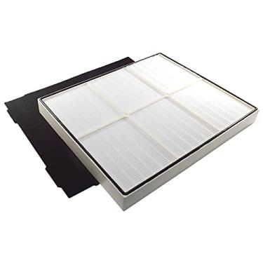 Imagem de HQRP Kit de filtro 1183054K 8171434K compatível com Whirlpool Whispure AP450, AP510, AP51030K, AP51030KB, AP45030K, APR45130L, WP500, WP1000, (grande) substituição, filtro HEPA e 4x pré-filtros