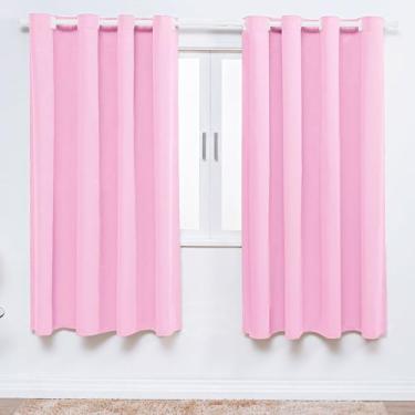 Imagem de Cortina infantil para menina 2 metros rosa p/ varão - BruceBaby Bordad