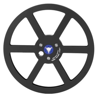 Imagem de Carretel de Metal de Alumínio Nab de 1/4 7 Pol, Carretel de Coleta Vazio Universal de 6 Furos para Carretel Pequeno Cubo, Carretel de Captação de Carretel Aberto de Baixo Ruído