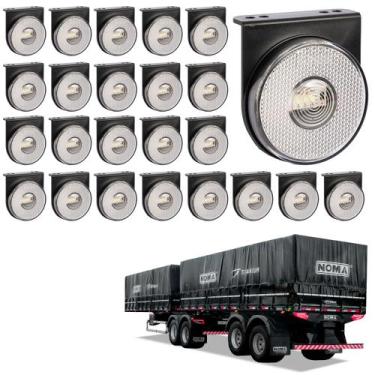 Imagem de 24 Lanterna Lateral Noma LED Cristal 85mm c/ Sup. - Conect. - DW Compo