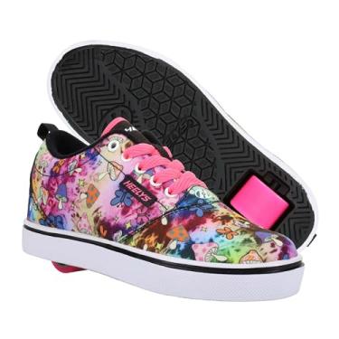 Imagem de Heelys Tênis unissex Pro Prints Parent, Preto/rosa/amarelo, 15