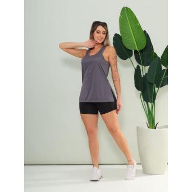 Imagem de Conjunto Academia Esportivo Fitness Camiseta Regata Tapa Bumbum e Shor