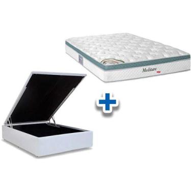 Imagem de Conjunto bau + colchão meditare 138x188x75 - HERVAL