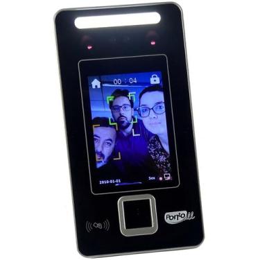 Imagem de Relógio De Ponto c/ Reconhecimento Facial Biometria e Cartão de Aproxi