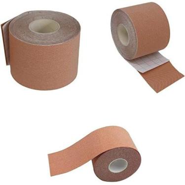 Imagem de KIT 03 ROLOS - Fita Adesiva Respirável De 3 Rolos Para Sutiã Adesivo P