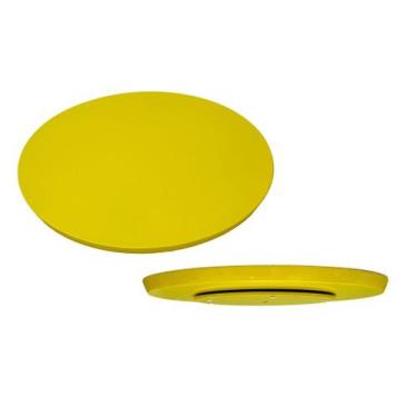Imagem de Prato giratório 40 cm - LC Marques, AMARELO, 40 CM X 40 CM 