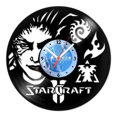 Imagem de Relógio De Parede Disco Vinil Jogos e Games - Starcraft - VJG-027 - Mo