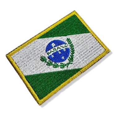 Imagem de BE0174-001 Bandeira Paraná Patch Bordado 7,5x5 - BR44