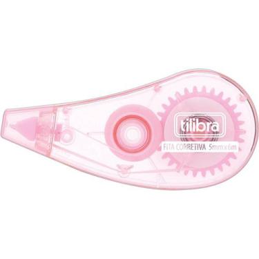 Imagem de CORRETIVO EM FITA 5mm X 6m TILIBRA, Rosa