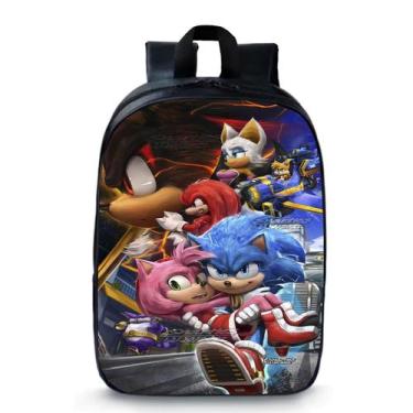 Imagem de Mochila Pré Escolar Pequena Infantil Creche Super Sonic Novidade 67 - 