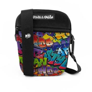 Imagem de Shoulder Bag Mini Bolsa Lateral Pega a Visão Grafite - MP Moda Masculi