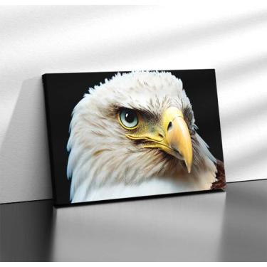 Imagem de Quadro Tecido Canvas Águia Animal Pássaro Ave Ágil Força - LindaCasaPr