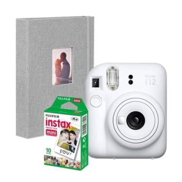 Imagem de Camera Instax Mini 12 com Filme 10 Fotos + Álbum Revela Foto na hora -