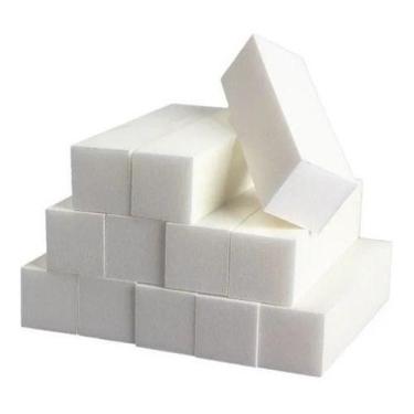 Imagem de Kit 10 Lixas Bloco Polidora Unhas Acrílico Gel Fecha Poros - oem