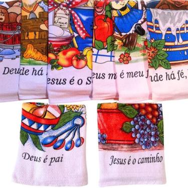 Imagem de Pano De Prato Estampados Algodão vários kits - RS