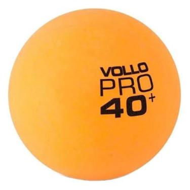 Imagem de Bola Tênis de Mesa Vollo Pro 40+ Unissex, Único, Laranja