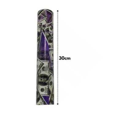 Imagem de Kit 4 Lança Confete Festa Dinheiro Dollar Réveillon Carnaval - Bwx