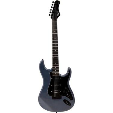Imagem de Guitarra Elétrica Tagima Sixmart Com Efeitos, Cinza