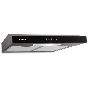 Imagem de Depurador De Ar Slim Suggar 60cm Preto 127V - DPS161PT, Preto, 110V