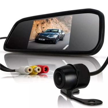 Imagem de Retrovisor Tela LCD + Câmera de Ré HD para Carros - VEICULAR